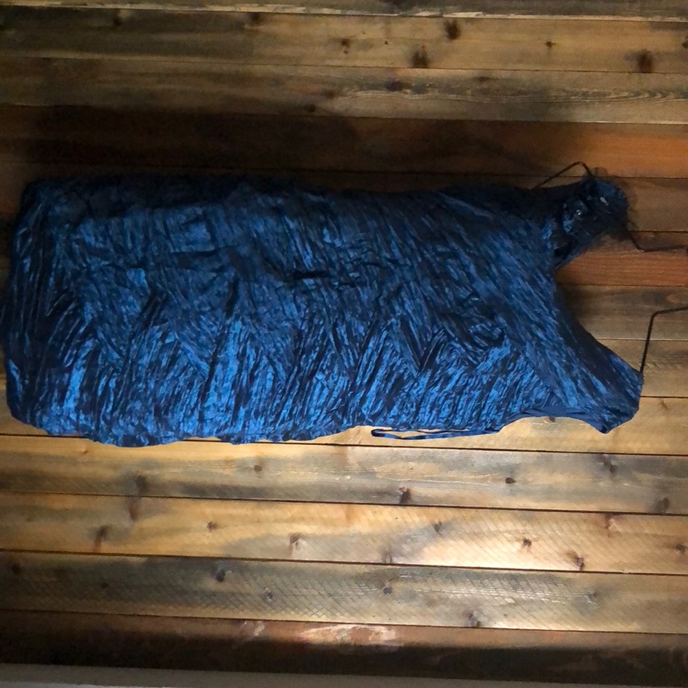 Blue cocktail dress